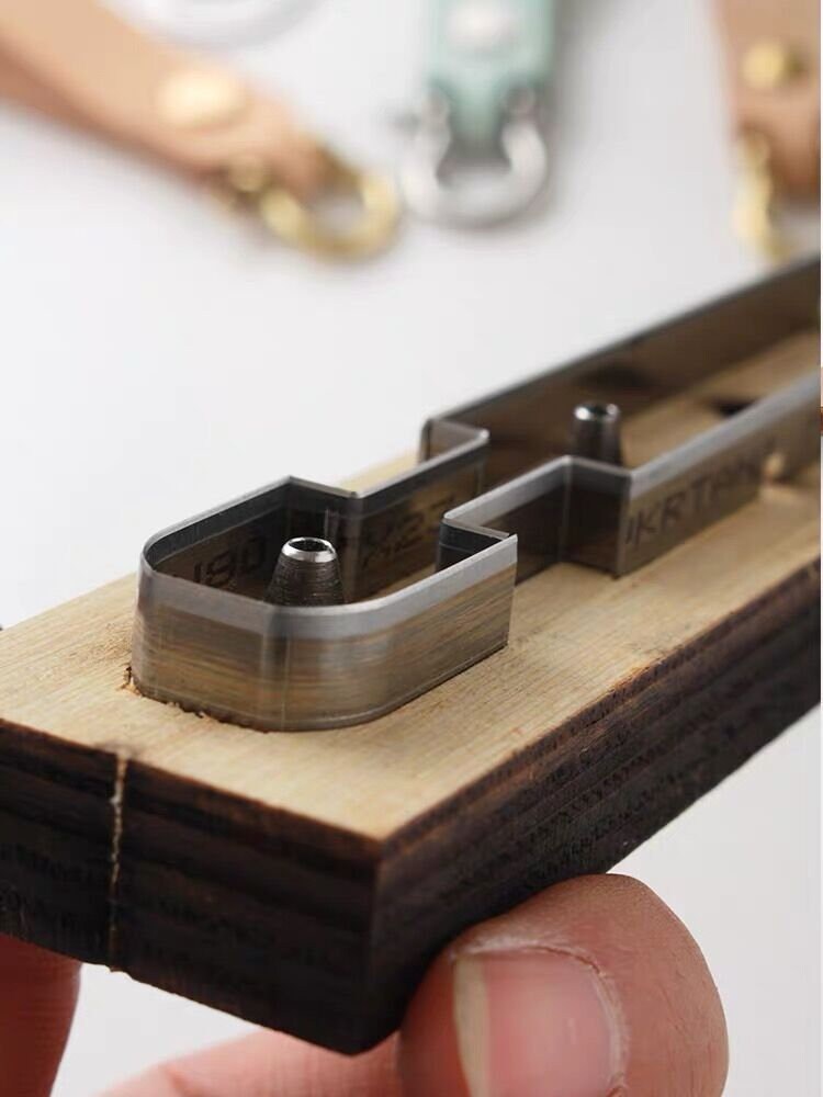 Keychain Leather Cutting Die / keyring Steel Leather Die Cut Etsy