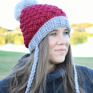 Celtic Weave Slouch Hat Crochet Pattern: Worsted Weight Yarn (Toddler to Adult)