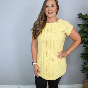 Crochet Tunic Pattern, Aspen Tunic, Instant Download