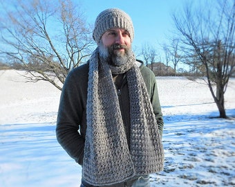 mens hat and scarf gift set