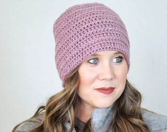 Evander Crochet Beanie Pattern: Unisex Hat (PDF Download)