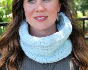 Crochet Cowl Pattern, Rory Cowl, Instant Download