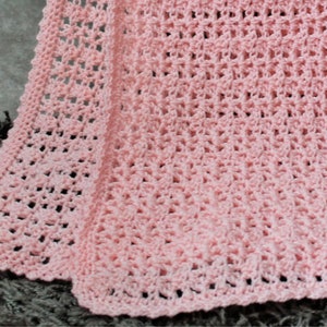 Baby Blanket Crochet Pattern, Katie Baby Blanket, Instant Download