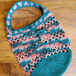 Crochet Market Bag Pattern, Magnolia Market Bag, Instant Download image 6