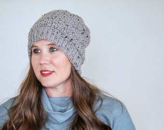 Michelle Hat Crochet Pattern, Unisex Crochet Hat, Instant Download