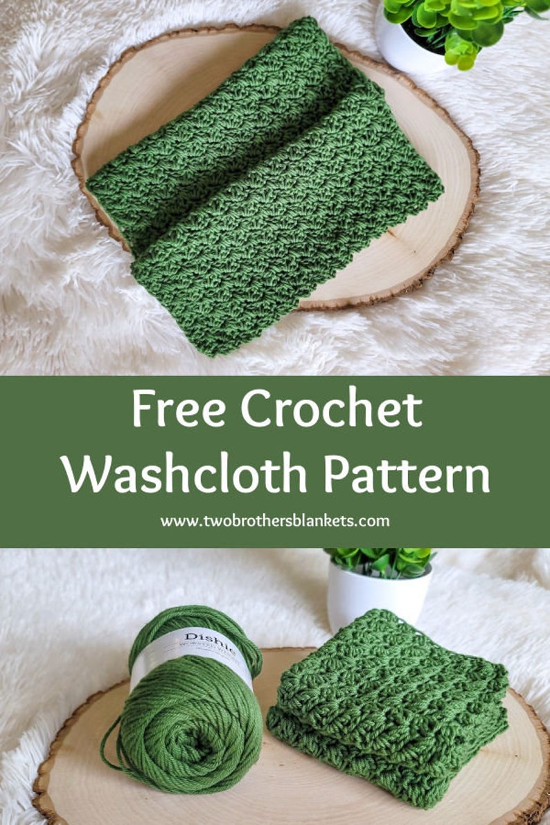 Crochet Washcloth Pattern Ferguson Washcloth Instant Etsy Canada