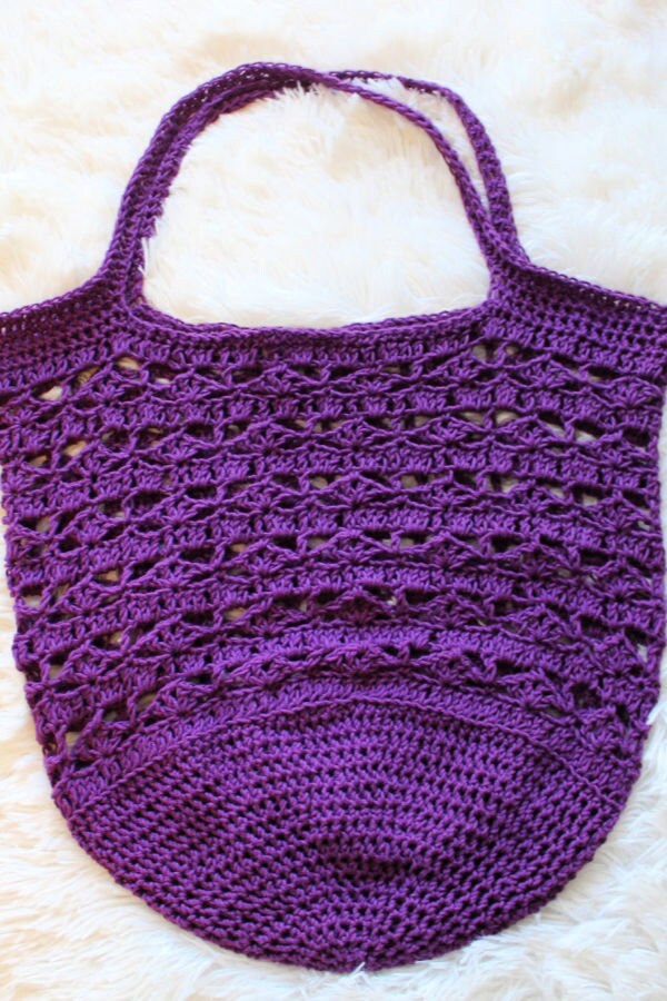 Crochet Market Bag Pattern Calla Lily Market Bag Instant | Etsy