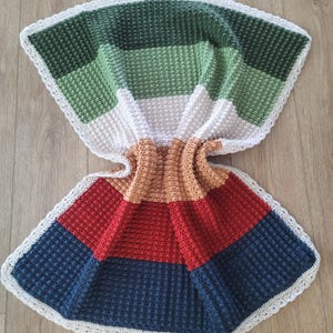 Crochet Blanket Pattern, Boston Blanket, Instant Download