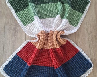 Crochet Blanket Pattern, Boston Blanket, Instant Download
