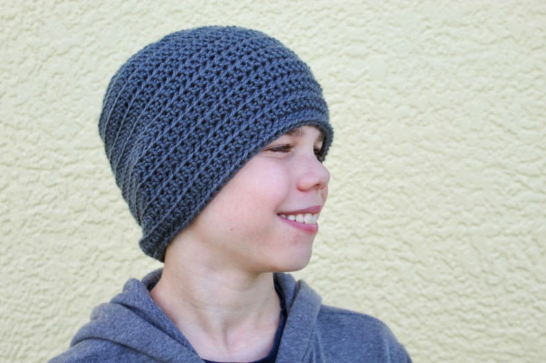 Crochet Beanie Pattern, Orson Beanie, Instant Download image 1