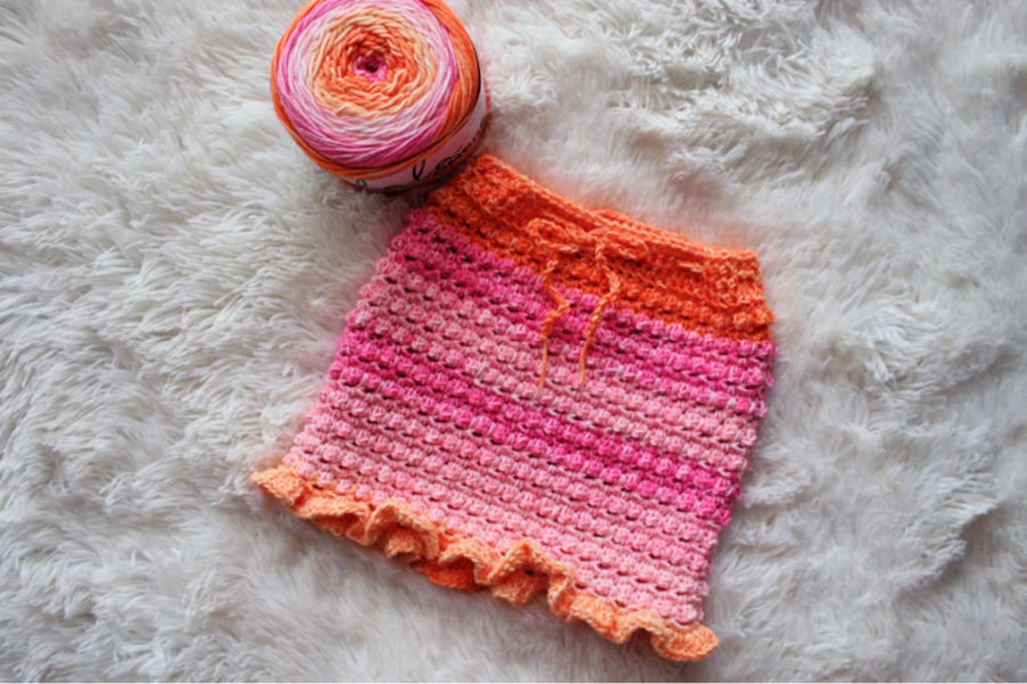 Baby Skirt Crochet Pattern Infant Crochet Skirt Crochet Etsy