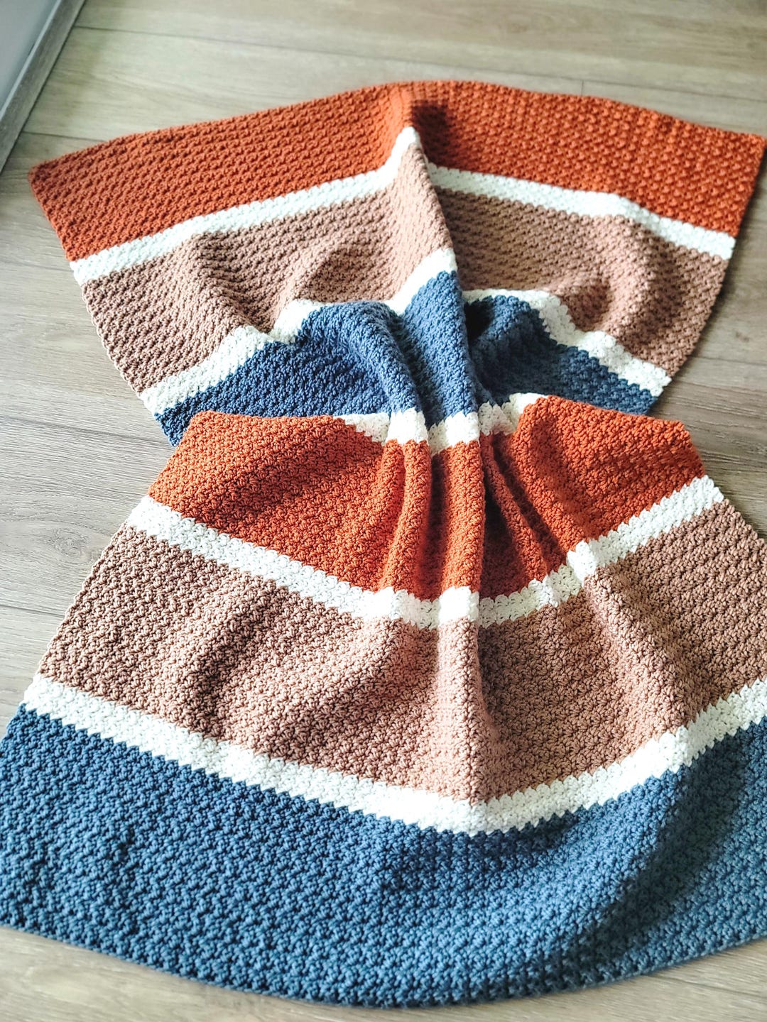 Easy Crochet Lap Blanket Pattern: Beginner-friendly Throw (PDF Pattern ...