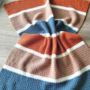 Crochet Lap Blanket Pattern, Easy Crochet Blanket Pattern, Crochet Throw Pattern, Ferguson Lap Blanket