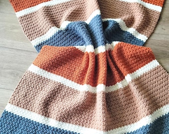 Easy Crochet Lap Blanket Pattern: Beginner-Friendly Throw (PDF Pattern)