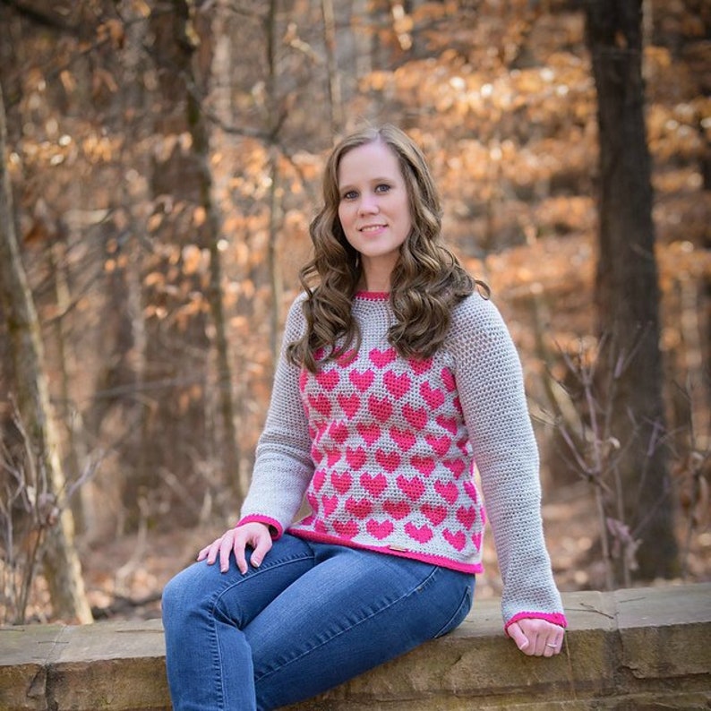 Fair Isle Sweater Crochet Pattern Paris Sweater Instant Etsy