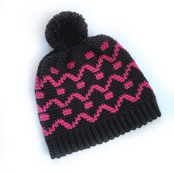 Fair Isle Hat Crochet Pattern Unisex 