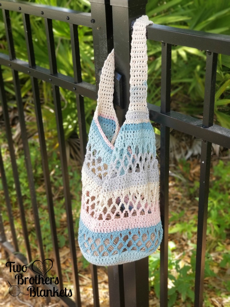 Crochet Market Bag Pattern, Magnolia Market Bag, Instant Download image 4