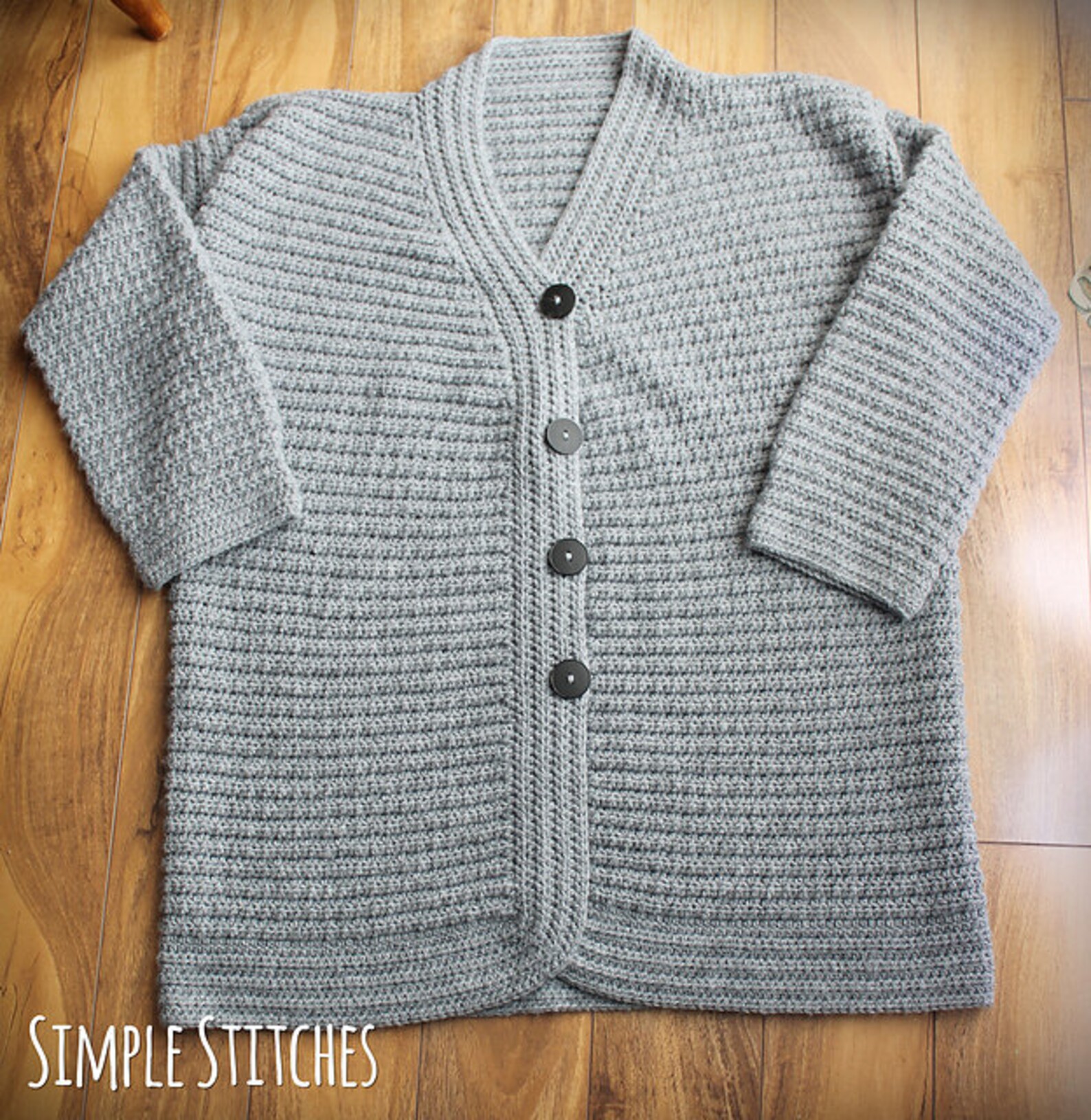 Dude Cardigan Crochet Pattern Men's Blazer Sweater Etsy