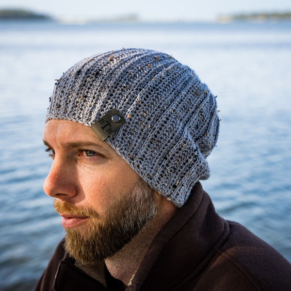 Herren Mützenmuster, Beanie Häkelanleitung, Maxwell Beanie, Sofort Download