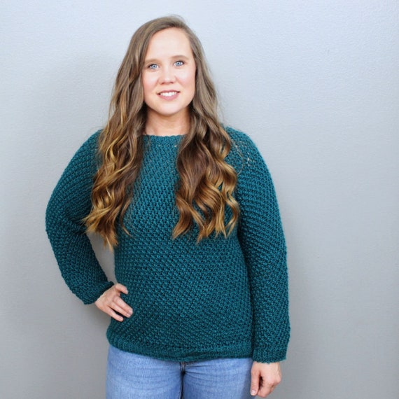 Crochet Sweater Pattern for Women Savannah Sweater Instant - Etsy