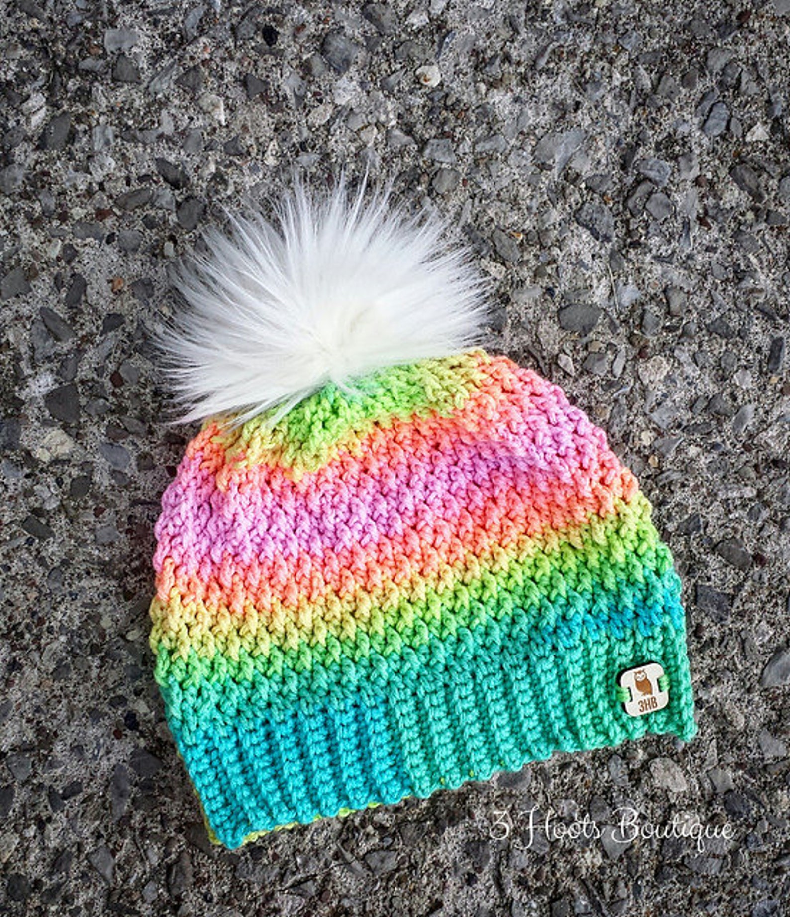 Slouch Hat Crochet Pattern Messy Bun Hat Unisex Crochet Hat Etsy