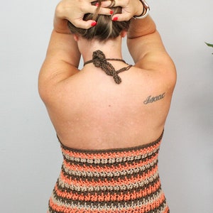 Halter Top Crochet Pattern, Women's Crochet Tank Top, Beachy Babe Halter Top, Instant Download image 3