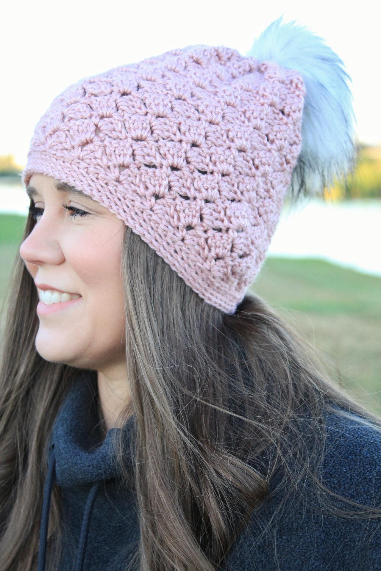 Slouchy Hat Crochet Pattern, Dallas Hat, Instant Download - Etsy