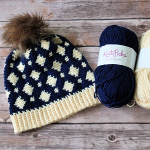 Fair Isle Hat Crochet Pattern, Fair Isle Hat, Brimmed Hat, Gatlinburg ...