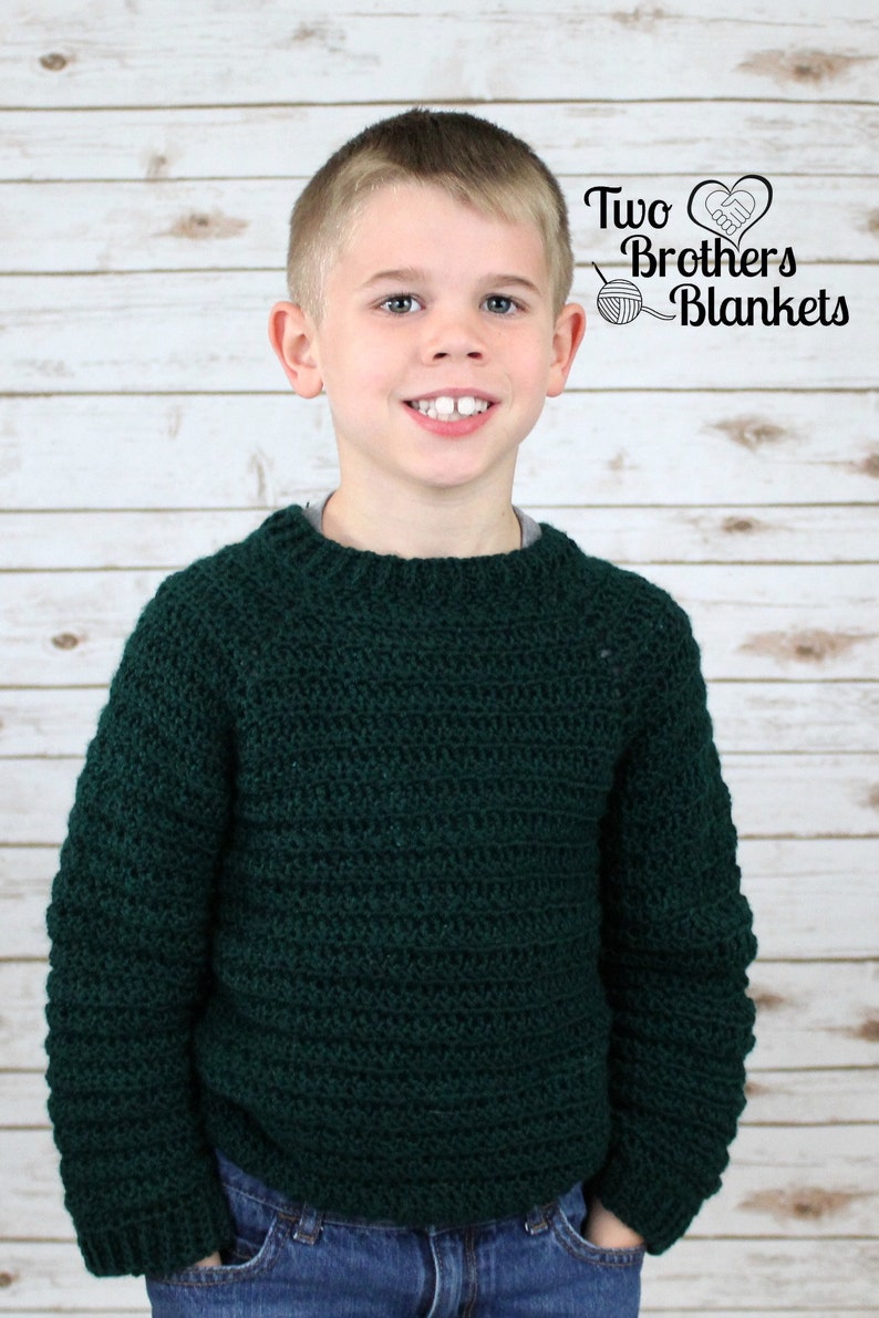Men's Pullover Sweater Crochet Patterns Dude Pullover Etsy Canada
