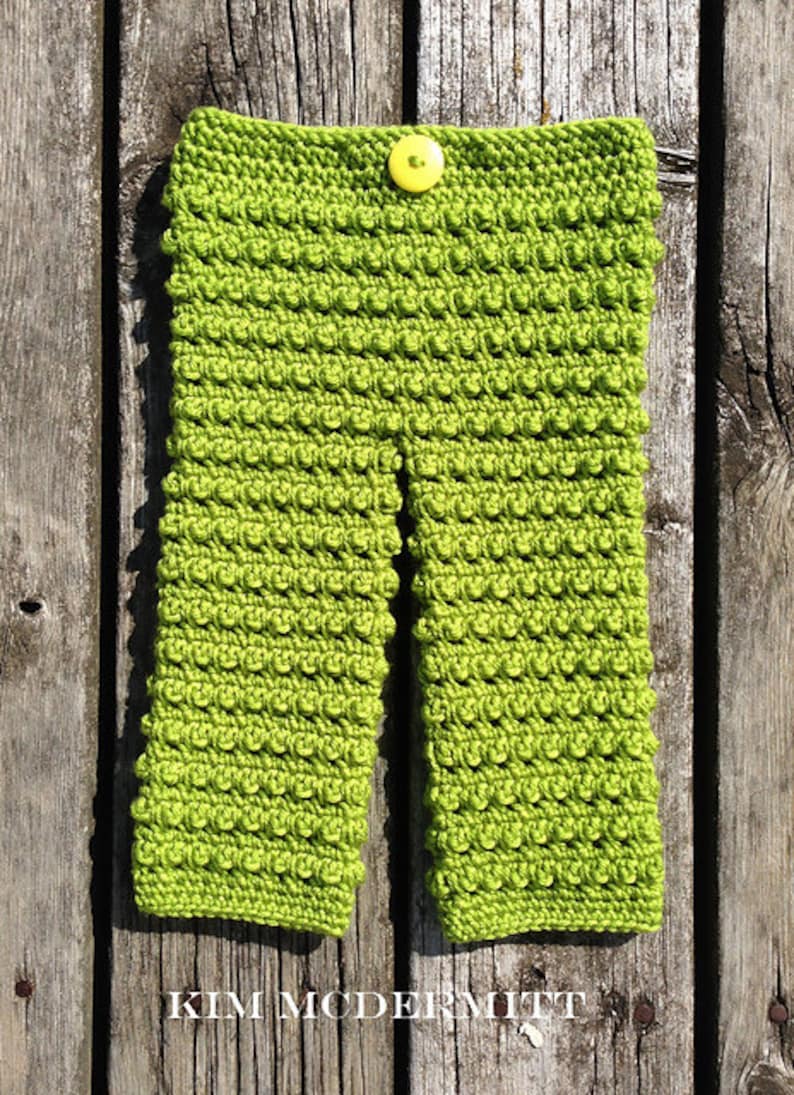 Crochet Baby Pants Pattern Little Textures Baby Pants Crochet Etsy