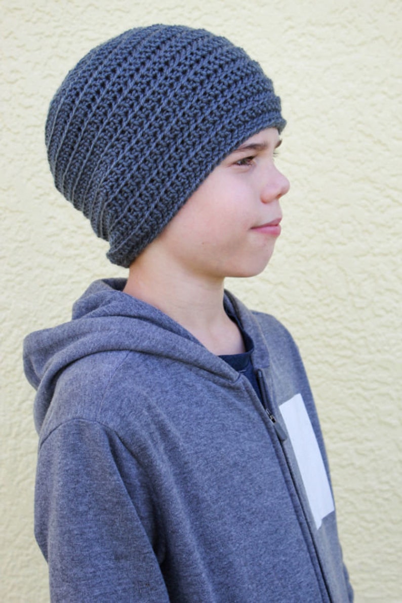 Crochet Beanie Pattern, Orson Beanie, Instant Download image 2