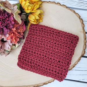 Crochet Washcloth Pattern - Evander Washcloth - Instant Download