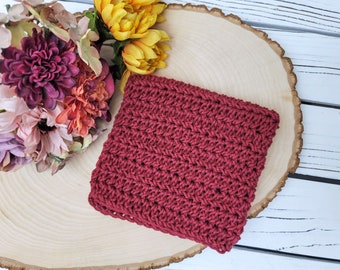 Crochet Washcloth Pattern - Evander Washcloth - Instant Download