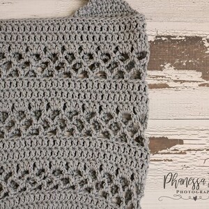 Crochet Market Bag Pattern, Magnolia Market Bag, Instant Download image 2