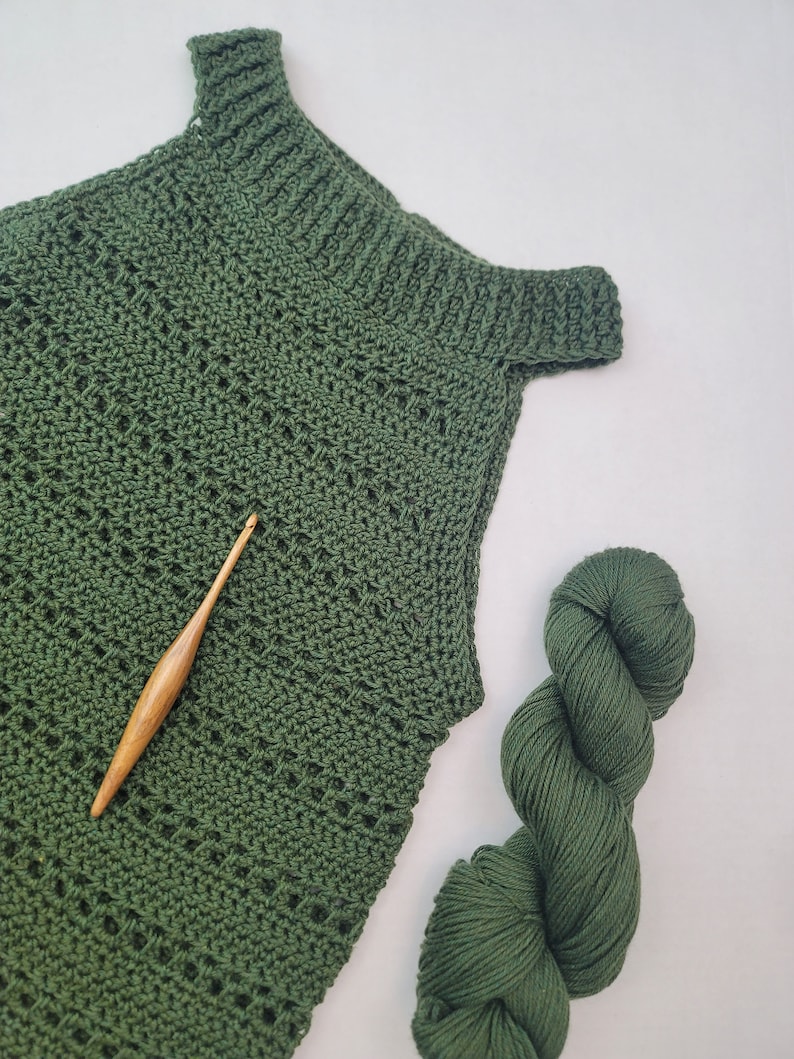 Summer Crochet Tank Top Pattern: Women's Radiance Top (Instant Download) image 8