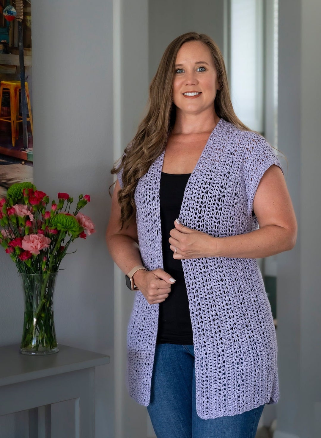 Buy Crochet Vest Pattern for Women: Easy Ruana (instant Download