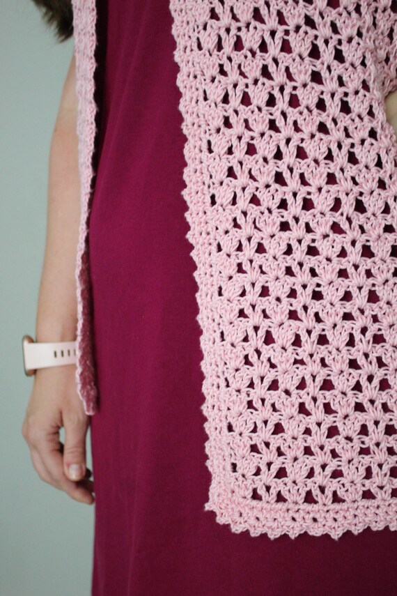 CROCHET PATTERN, Short Sleeved Cardigan, Women's Sizes XS-5X, Lacy