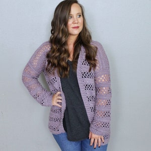 Crochet Cardigan Pattern, Magnolia Cardigan, Instant Download