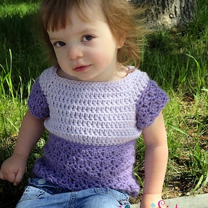 Children's Top Crochet Pattern Childrens Blouse Brimrose - Etsy