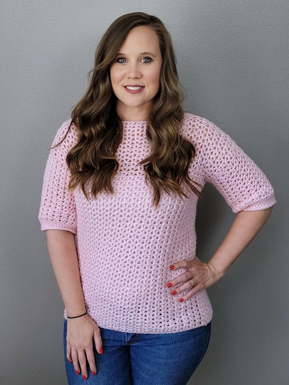 Crochet spring best sale sweater