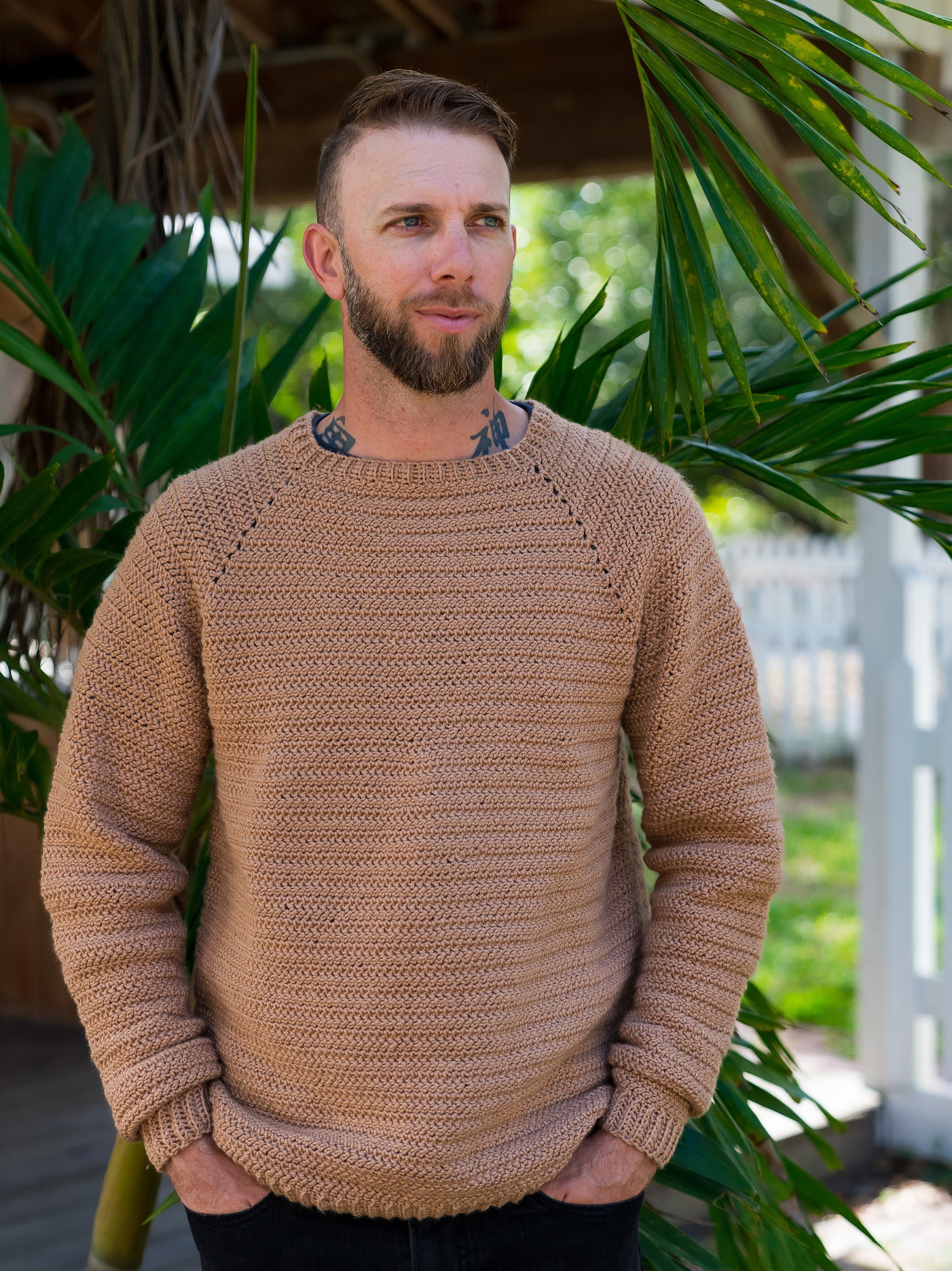 39 Crochet Sweater Patterns for Men You Can Wear Year After Year 19 Men's Crochet Sweater