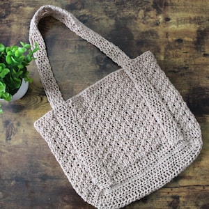 Crochet Bag Pattern, Michelle Tote, Instant Download image 1