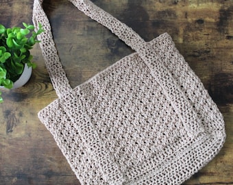 Michelle Crochet Tote Bag Pattern: Easy Market Bag (Instant Download)