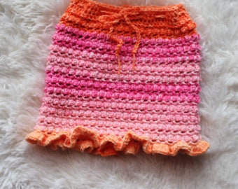 Baby Skirt Crochet Pattern, Infant Crochet Skirt, Crochet Skirt Pattern, Little Textures Baby Skirt, Instant Download