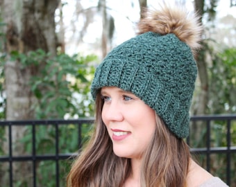 Ferguson Hat Crochet Pattern, Unisex Crochet Hat, Instant Download
