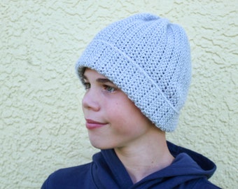 Crochet Beanie Pattern, Pop's Beanie, Instant Download