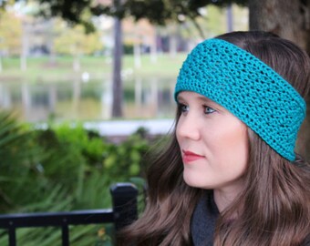 Crochet Earwarmer Pattern, Boston Earwarmer, Instant Download