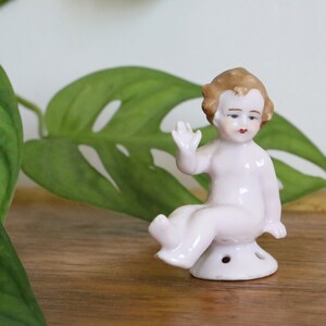 Half porcelain doll, German, Art Deco