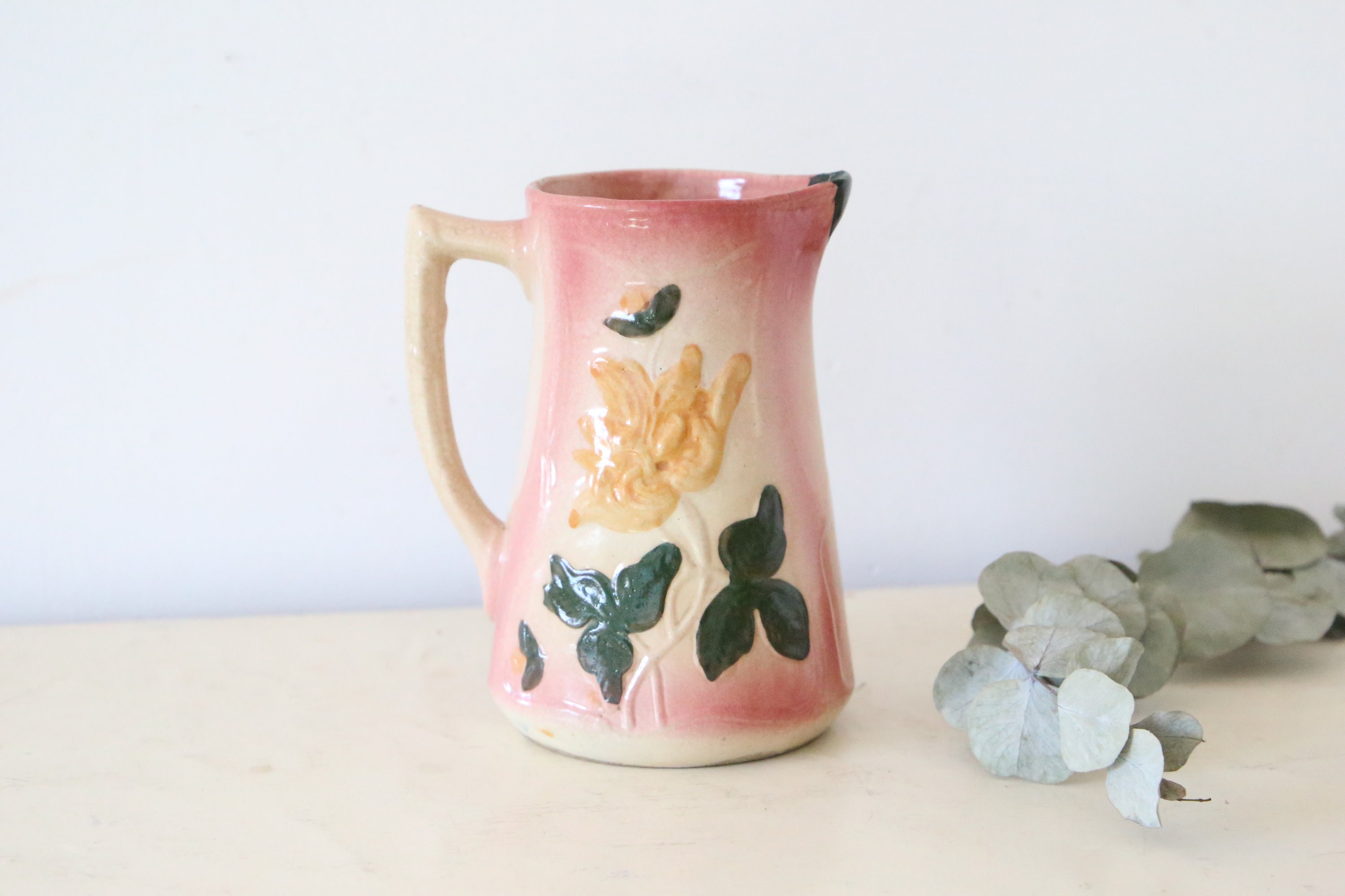 Joli Pichet en Barbotine Ancienne, Première Partie Du Xxème