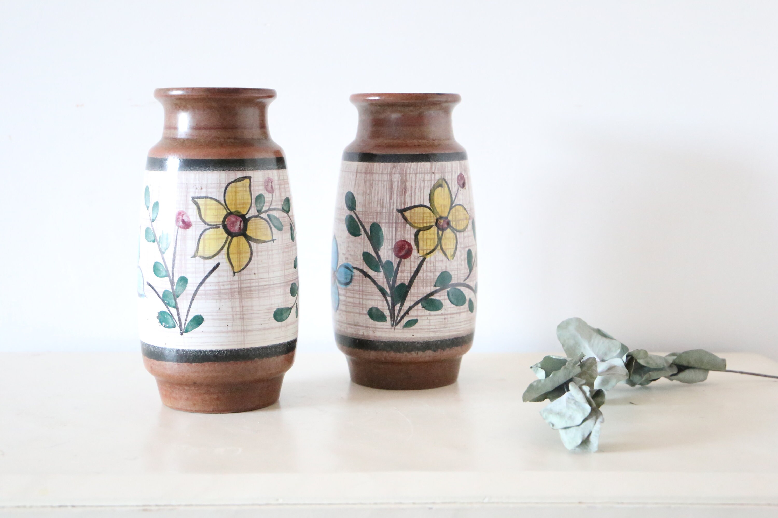 Paire de Vase en Céramique, Made in Germany, Vintage